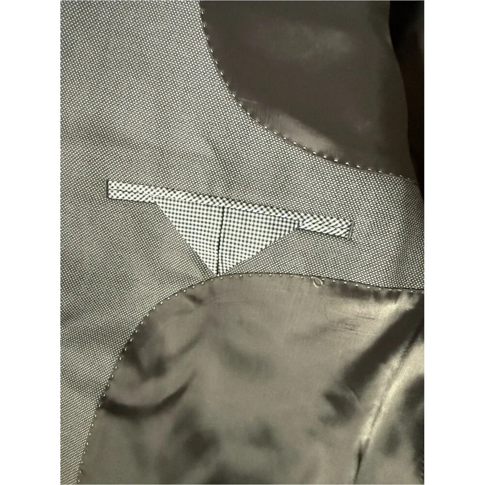 Chaps Men's Gray Notch-Lapel Sport Coat